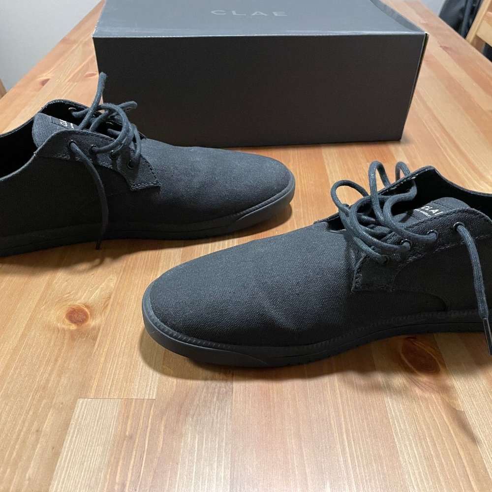 Clae Ellington Textile Black Shoes